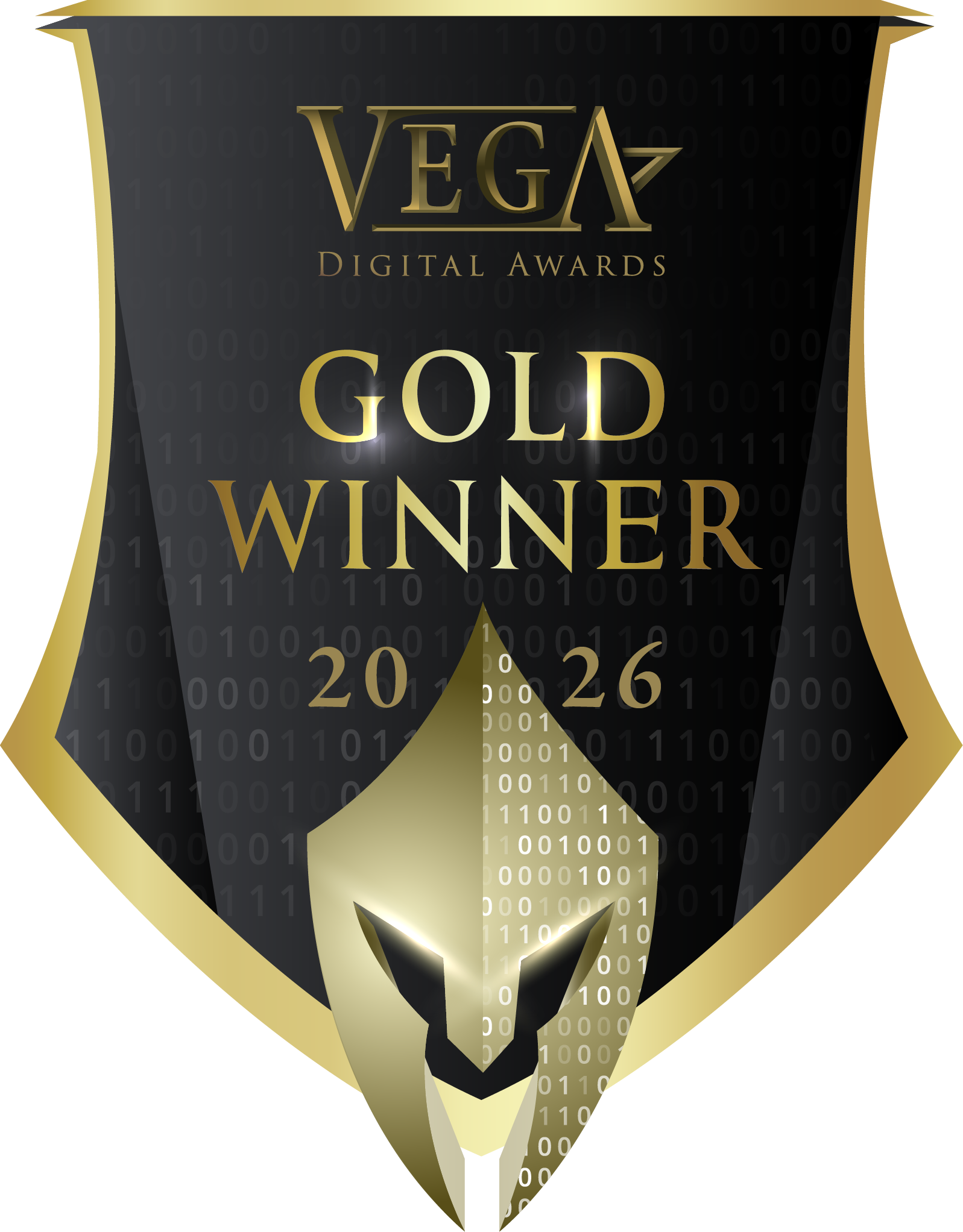 2026 Vega Digital Awards Gold Winner badge for The Grind Hotline’s Community & Social Impact entry.